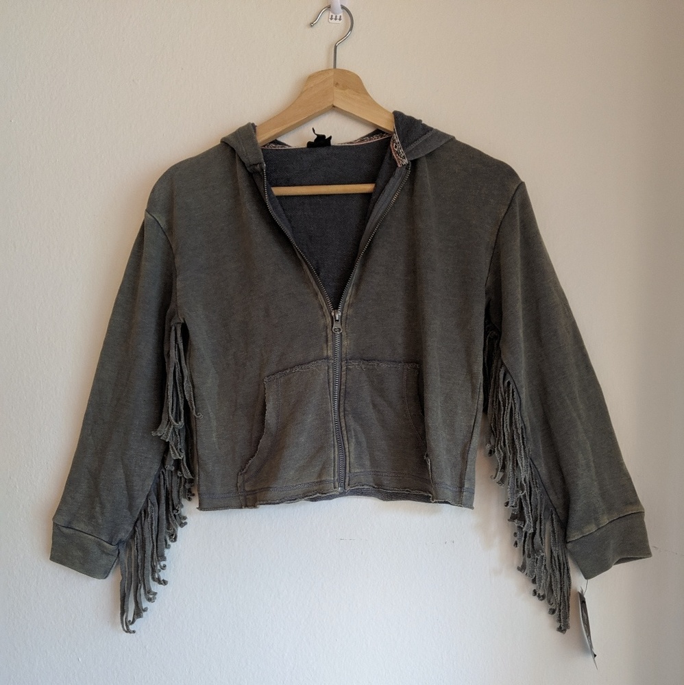 Kids Long sleeve acid wash hoodie